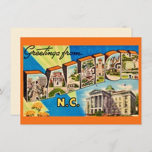 Ankündigung von Raleigh NC Map Moving (Vorne/Hinten)