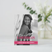 Ankündigung von Raspberry Custom Foto Abschluss (Stehend Vorderseite)