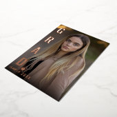 Ankündigung von Real Foil GRAD Abschluss Foto (Gedreht)