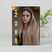 Ankündigung von Real Gold Foil Abschluss Foto (Stehend vorne)