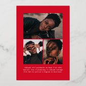 Ankündigung von Red Arch Foto Foil Abschluss (Rückseite)