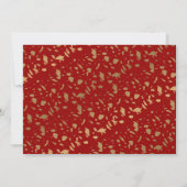 Ankündigung von Red Gold Graduate Foto Abschluss (Rückseite)