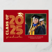 Ankündigung von Red Gold Uni-Abschluß Foto (Vorderseite)