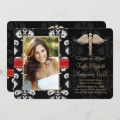 Ankündigung von Red Optometry School Graduation (Vorne/Hinten)