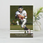 Ankündigung von Red Sporty Foto Abschluss (Stehend Vorderseite)