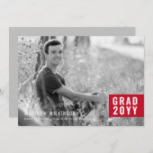 Ankündigung von Red Tab Abschluss (Vorne/Hinten)