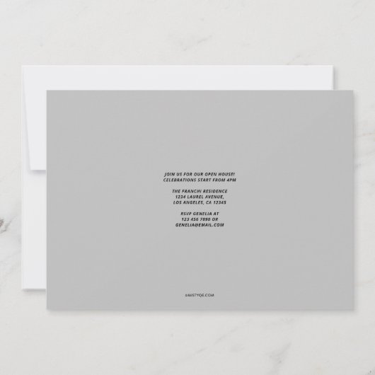 Ankündigung von Red Tab Abschluss (Rückseite)