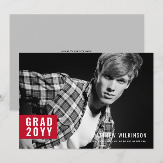 Ankündigung von Red Tab Abschluss (Vorne/Hinten)