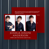 Ankündigung von "Refined Red Abschluss Foto"