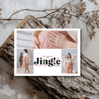 Ankündigung von Retro 3 Foto Baby Schwangerschaft