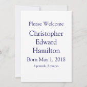 Ankündigung von Retro Blue Baby (Rückseite)