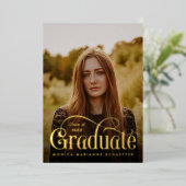 Ankündigung von Retro Swash Foto Abschluss Foil (Stehend vorne)