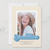 Ankündigung von Retro Vibes (Blue) Foto Abschluss (Vorderseite)