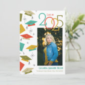 Ankündigung von Retro Vintag Foto Abschluss (Stehend Vorderseite)