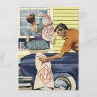 Ankündigung von Retro Zuhause Found Blue Car Moved