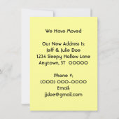 Ankündigung von Retro Zuhause Found Blue Car Moved (Rückseite)