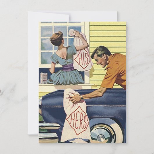 Ankündigung von Retro Zuhause Found Blue Car Moved (Vorderseite)