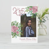 Ankündigung von Rosa Foto Abschluss (Stehend Vorderseite)