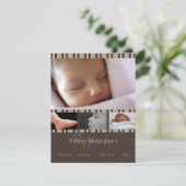 Ankündigung von Rosa Streifen (Stehend Vorderseite)