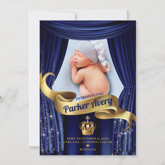Ankündigung von Royal Blue Gold Prince (Vorderseite)