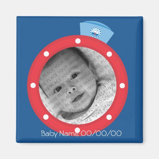 Ankündigung von Sailor-Baby Magnet (Vorne)