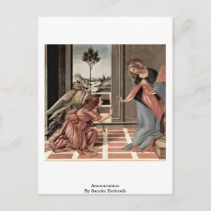 Ankündigung von Sandro Botticelli Postkarte