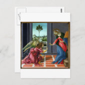 Ankündigung von Sandro Botticelli Postkarte (Vorne/Hinten)