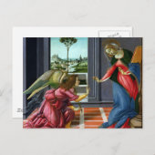 Ankündigung von Sandro Botticelli Postkarte (Vorne/Hinten)
