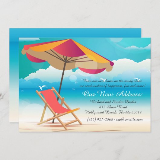 Ankündigung von Sandy Beach Moving (Vorne/Hinten)