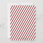 Ankündigung von Sassy Stripes Abschluss (rot) (Rückseite)