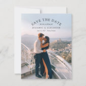 Ankündigung von Save the Date Foto (Vorderseite)