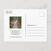 Ankündigung von Save the Date Foto Extravagantes O (Rückseite)