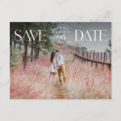 Ankündigung von Save the Date Foto Extravagantes O (Vorderseite)