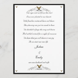 Ankündigung von Schmetterlingen und Wirbel