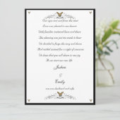 Ankündigung von Schmetterlingen und Wirbel (Stehend Vorderseite)