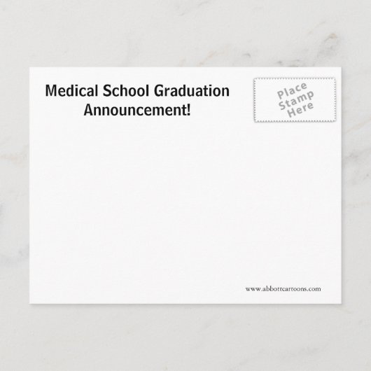 Ankündigung von Schulabschlüssen an der sonnigen M (Rückseite)