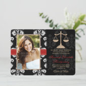 Ankündigung von Schulabschlüssen der Law School Ei (Stehend Vorderseite)