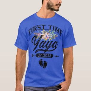 Ankündigung von Schwangerschaft Erstes Mal Yaya Es T-Shirt