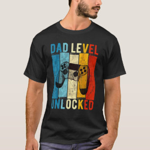 Ankündigung von Schwangerschaft Vater Level Entspe T-Shirt