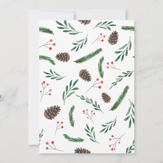 Ankündigung von Schwangerschaftsurlaub | Modernes (Rückseite)