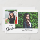 Ankündigung von Script Graduate Foto (Vorderseite)