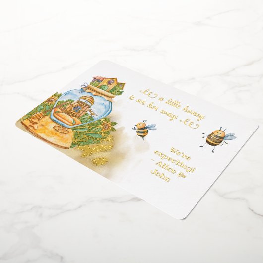 Ankündigung von Script Mother To be Pregnancy Foil (Gedreht)