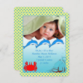 Ankündigung von Sea Baby Boy (Vorne/Hinten)