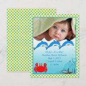 Ankündigung von Sea Baby Boy (Vorne/Hinten)