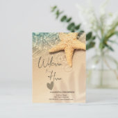 Ankündigung von Seastar Beach Postcard (Stehend Vorderseite)