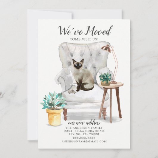 Ankündigung von Siamese Cat Moving (Vorderseite)