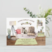 Ankündigung von Siamese Cat Moving (Stehend Vorderseite)