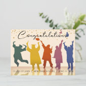 Ankündigung von Silhouetten der Gold Red Abschluss (Stehend Vorderseite)