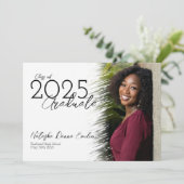 Ankündigung von Simple Brush Stroke Foto Abschluss (Stehend Vorderseite)