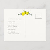 Ankündigung von "Simple Lemon Citrus Floral" (Rückseite)